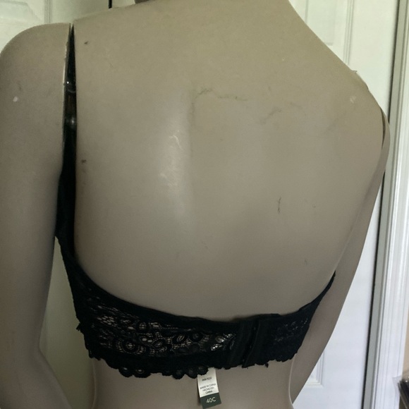 Lucky Brand Full Figure Convertible Strapless Bra Removeable Straps Wire sze 40C - Picture 7 of 16